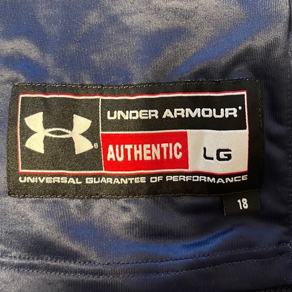 Under Armour Solid Navy Blue Athletic Jersey - 1 M and 1 L - Picture 6 of 6